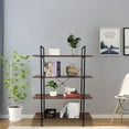 thumbnail image 7 of Veryke 4 Tier Industrial Wood and Metal Bookcase Bookshelves - Retro Brown, 7 of 7