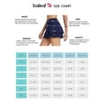 thumbnail image 7 of BALEAF Women's 14" Tennis Skirts Golf Skorts with Pockets Pleated Mini Skirt Athletic Workout Liner Shorts Layered Ruffle Navy S, 7 of 7