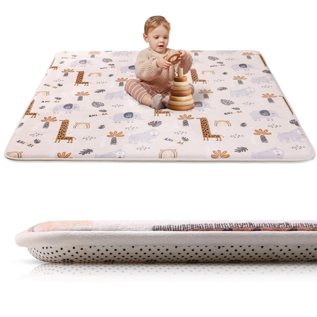 Alfombra de Juego para Bebés SEPARO Espuma Antideslizante de 3 cm de Grosor 50x50 cm