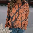 thumbnail image 1 of 50 % de Rabais Liquidation Chandail en Molleton Surdimensionné pour Femmes 2023 Mode Décontractée Manches Longues Col Rond Imprimé Halloween Chandail en Molleton Dames Hauts Blouse, 1 of 4