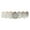 Ancient Silver, variant on Women Vintage Personality Disc Belt Hollow-Out Leather Waistband
