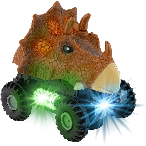 Toy To Enjoy Dinosaur Car with LED Lights & Sound – Animal Vehicle Toys ...