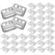 thumbnail image 4 of Kit de 100 soportes de pared entrelazados, colgadores de pared de acero inoxidable, 4 of 5