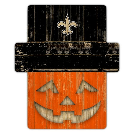 New Orleans Saints 12" x 12" Jack-O-Lantern Display