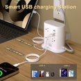 thumbnail image 4 of Power Strip Overtop Tower 1625 W/13 A 1600J 7 salidas AC 3 USB, 4 of 7
