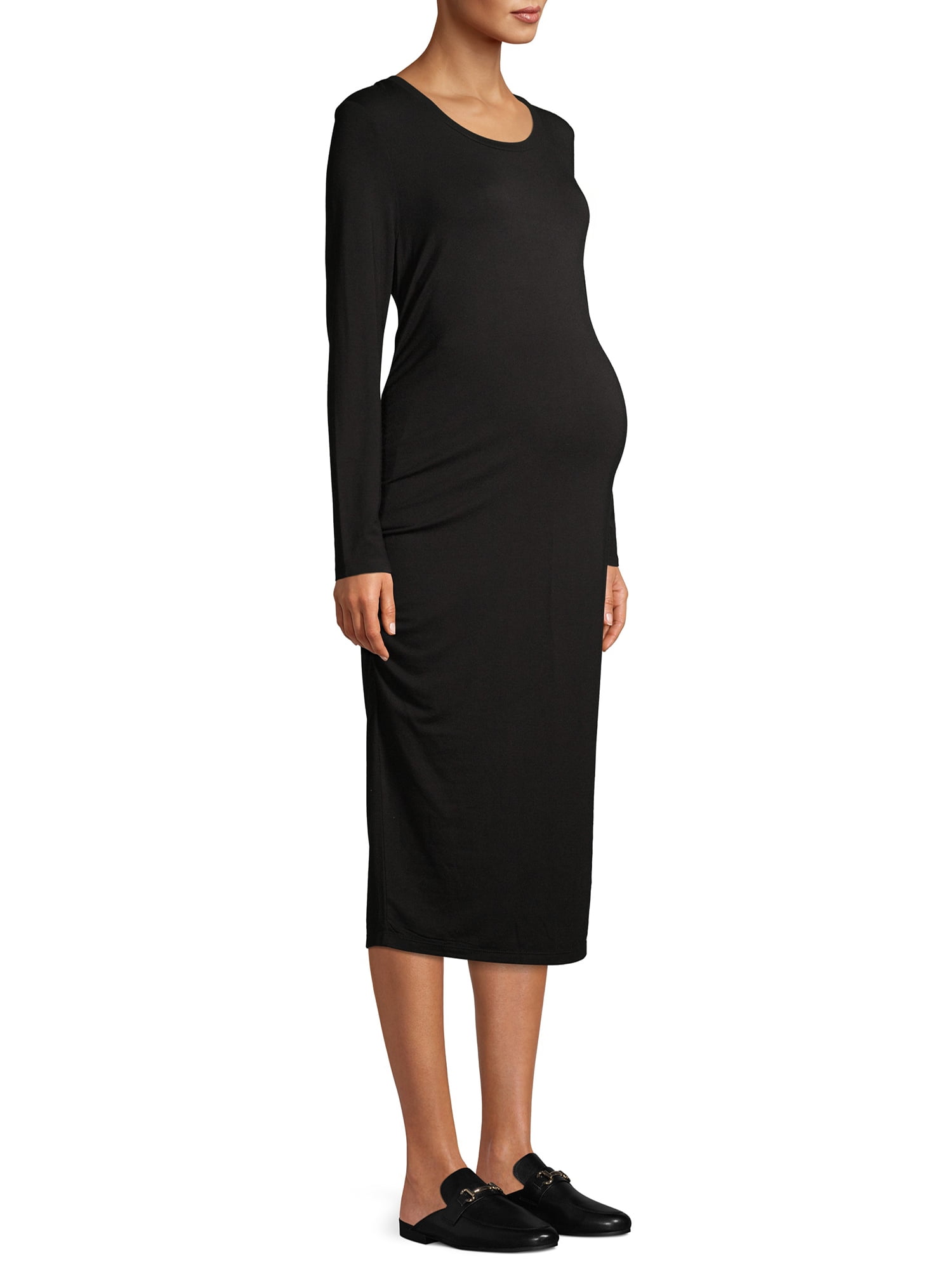 time and tru black dress