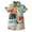 Blue, variant on GYRATEDREAM Boys Shorts Set Summer Outfits Clothes Button Down Short Sleeve Shirt and Shorts Set Hawaii Shirts Sets for 3-4Y