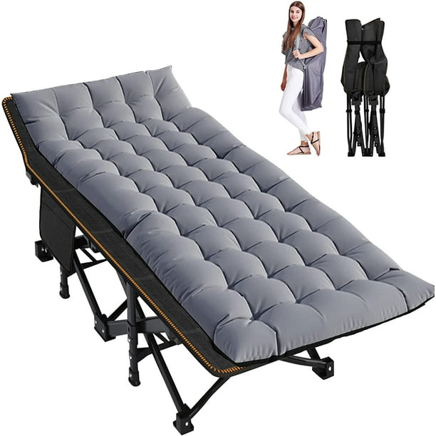 Slsy Folding Camping Cots for Adults, 75"x28" Heavy Duty Sleeping Cots