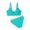 Mint Green, variant on Ymyiu Bathing Suit for Girls Girls Tankini Swimsuit 2-Piece Ruffle Bathing Suits Kids Beach Swimwear Sets Size 9-10 Years (Mint Green,9-10 Years)