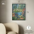 thumbnail image 5 of Serene Escape Impressionism Wall Art /Monet And Van Gogh Inspired Art Canvas Wall Art by Art Remedy, Black Floater Frame, 21" x 25", 5 of 7
