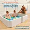 thumbnail image 4 of ECR4Kids SoftZone Play Patch Activity Mat and Toy Bins, Beginner Playset, Contemporary, 6-Piece, 4 of 9