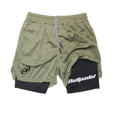 thumbnail image 3 of Pantalones cortos deportivos de doble capa para hombre, ropa 2 en 1 para correr, entrenamiento de Fitness, Bullpadel, 3 of 5