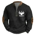 thumbnail image 3 of KANG Age Norse Mythology Midweight Pullover Sweater For With Half Zip Neck Design, 3 of 3