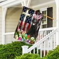 thumbnail image 4 of FLAGWIX Black Labrador Easter American Flag, Outdoor Easter Decoration - House Flag (29.5" x 39.5"), 4 of 4