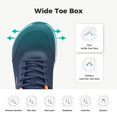 thumbnail image 4 of B BESUNEW Wide Toe Box Mens Walking Shoes with Arch Support Wide Width Orthotic Sneaker for Plantar Fasciitis Slip On Tennis Running Shoes US 8-13, 4 of 16