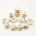 thumbnail image 4 of 1:12 Scale Mini Ceramic Tea Set for Dollhouse: Educational DIY Toy to Boost Creativity, Hand-Eye Coordination & Interactive Play – Durable, Safe & Compact Pretend Play Kit Ideal Gift for Kids Aged, 4 of 5