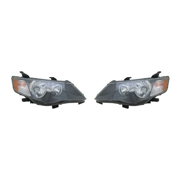 Headlight Pair Fits Mitsubishi Outlander 2007 2008 Halogen 8301A917 Mi2503144
