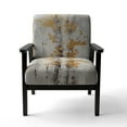 thumbnail image 4 of Designart "Tree Whispers Of Grey & Yellow I" Upholstered Floral & Botanical Accent Chair and Traditional Arm Chair - Multiple Color & Pattern, 4 of 7