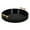 Black, variant on Kate and Laurel Lipton Modern Round Tray, 15.5" Diameter, Navy Blue And Gold, Decorative Accent Tray for Storage and Display