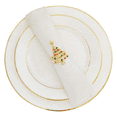 thumbnail image 4 of 24Pcs Christmas Napkin Button Napkin Ring Napkin Ring Cloth Ring Diamond Christmas Napkin Rings, 4 of 7