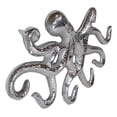 thumbnail image 5 of 18"L Nickel Plated Aluminum Nautical Marine Sea Octopus Wall Decorative Plaque, 5 of 9