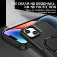 thumbnail image 3 of Feishell for iPhone 14 Case, [Compatible with MagSafe] Anti Fingerprint, Anti Scratch, Non Slip, Sleek, Shockproof, Military Grade Protection Case For iPhone 14, Black, 3 of 10
