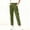*Army Green, variant on Straight Leg Pant for Women ,High Waisted Button Stretchy Pants ,Vintage Trouser with Pocketa Navy,Womens Plus XL