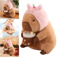thumbnail image 4 of (Tenga en Cuenta Al Realizar El Pedido Embalaje Al Por Separado) Muñeco Oso Carpincho Muñeco Peluche Carpincho Cambiante Capibala (40 Cm) Carpincho, 4 of 9