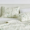thumbnail image 4 of Floral Printed Reversible Quilted Coverlet Set with Shams, 2-Piece, Twin / Twin XL Size, 4 of 6