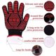 thumbnail image 2 of Guantes de silicona antideslizantes para barbacoa, horno, horno, guantes de cocina resistentes al calor, guantes para chimenea, guantes para chimenea, guantes para chimenea hasta 800 C, 2 of 4