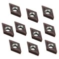 thumbnail image 2 of 10Pcs DCMT0702 EM YBC205 Carbide Inserts + Wrench for Lathe Turning Bar Tool, 2 of 4