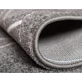 thumbnail image 4 of Unique Loom 3146493 8 x 11 ft. Geometric Trellis Frieze Rectangular Rug, Dark Gray, 4 of 5