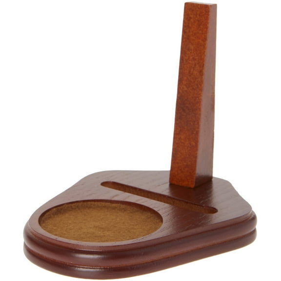 Bard's Walnut MDF Cup and Saucer Stand, 4.25" H x 4" W x 5" D, Pack of 2
