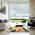 thumbnail image 7 of Ahgly Company Machine Washable Indoor Rectangle Abstract Mustard Yellow Area Rugs, 7' x 10', 7 of 7