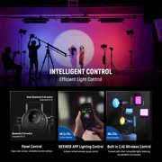 Neewer CB300C RGB LED Light - 300W, 2500K-7500K CRI97+, Bowens Mount, APP/2.4G Control
