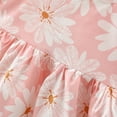 thumbnail image 5 of Atogsazn Baby Girl Clothes Toddler Casual Floral Short Sleeve Floral Dress Fashion Flowy Dresses 02-Pink 18-24 Months, 5 of 9
