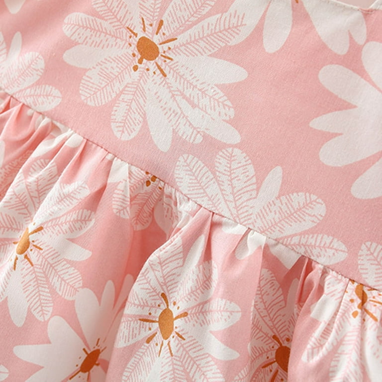 Xdegoge Toddler Floral Dress Summer Puff Short Sleeve Flowy Casual Cute Dresses 6 Month Girl Dress Pink Newborn Girl Clothes ofertas Del Dia De Hoy Relampago - Walmart.com Xdegoge Toddler Floral Dress Summer Puff Short Sleeve Flowy Casual Cute Dresses 6 Month Girl Dress Pink Newborn Girl Clothes ofertas Del Dia De Hoy Relampago - Walmart.com