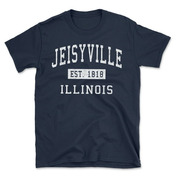 Jeisyville Illinois Classic Established Men's Cotton T-Shirt