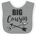 thumbnail image 3 of Inktastic Big Cousin with Arrows Boys or Girls Baby Bib, 3 of 4