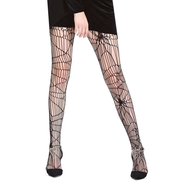 Jindong Women Halloween Sexy Fishnet Tights Pantyhose Yarns Net Stockings
