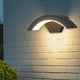 15W Courbe LED Mur Lumière Jardin Jardin Extérieur Imperméable à l'Eau Chaude Lampe Blanche – image 1 sur 12