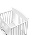 thumbnail image 5 of Graco Benton 4-In-1 Convertible Mini Baby Crib, White, 5 of 8