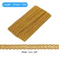 thumbnail image 2 of 13 Yards Gimp Braid Trim, 3/8 inch Upholstery Braid Trim for Costume Sewing DIY Crafts Orange, 2 of 6