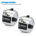 thumbnail image 5 of 2Pack Hand Held Clicker Counter, 4-Digit Number Clicker， Sport Counter for Counting Numbers School Golf Sports Events Office Stadium, 5 of 9