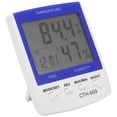 thumbnail image 4 of CTH‑609 Termómetro higrómetro digital para montaje en pared, medidor de temperatura y humedad para invernaderos domésticos y agrícolas, 4 of 12