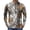 Camel, variant on Forest Camo Quarter Zip Pullover for Men, Long Sleeve Hunting Fishing Jersey with Moisture Wicking Quick Dry Fabric - Lightweight Outdoor Athletic Performance Tops Gray M