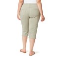 thumbnail image 2 of Gloria Vanderbilt Women's Plus Size Amanda Capri Pants with Rivets, 2 of 3