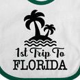 thumbnail image 4 of Inktastic First Trip to Florida Vacation Boys or Girls Baby Bib, 4 of 4
