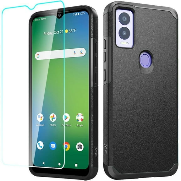 For Nokia C300 Tough Strong Protection Shock Absorption Hybrid Dual Layer Hard PC TPU Rubber   Screen Protector Cover ,Xpm Phone Case [ Black ]