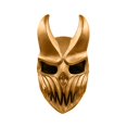 thumbnail image 2 of Baby Doll Halloween Cosplay Mask Face Rubber Slaughter To Kid Of Darkness Mask, 2 of 2